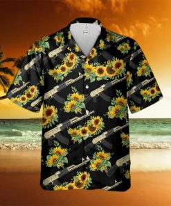 Tropical Gun Ak47 Machine Guns And Sunflowers Hawaiian Shirt Summer Gift For Men And Women 5vdnpTUuV