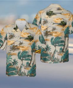 Tropical Helicopter Bell H 13 Sioux Us Army Aloha Hawaiian Shirts