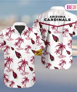 Tropical NFL Arizona Cardinals Button Shirt