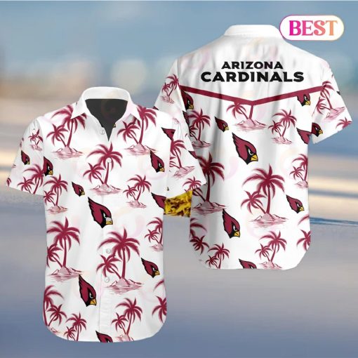 Tropical NFL Arizona Cardinals Button Shirt