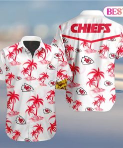 Tropical NFL Kansas City Chiefs Button Shirt