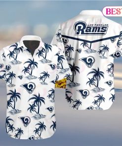 Tropical NFL Los Angeles Rams Button Shirt