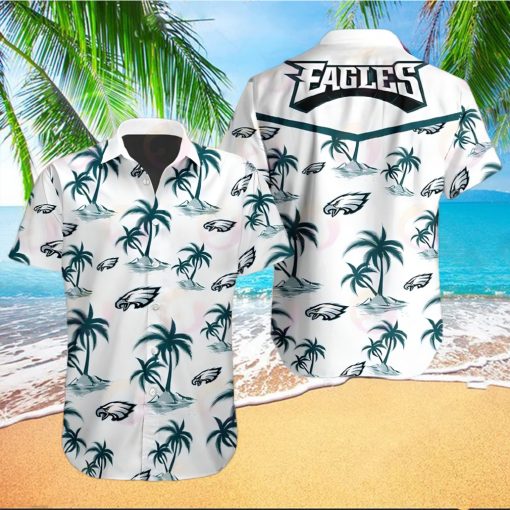 Tropical NFL Philadelphia Eagles Button Shirt