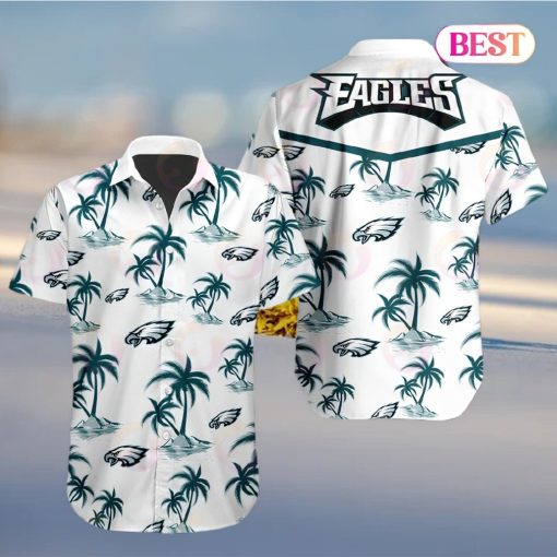 Tropical NFL Philadelphia Eagles Button Shirt