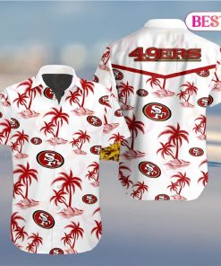 Tropical NFL San Francisco 49ers Button Shirt