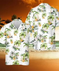 Tropical Palm Christmas Tree Hawaiian Shirt