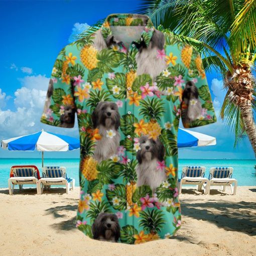 Tropical Pineapple Tibetan Terrier Tropical Hawaiian Shirt Gift For Men And Women