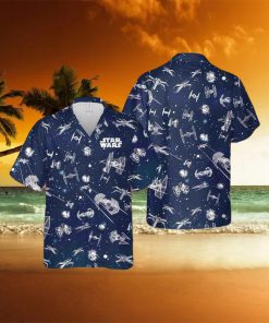 Tropical Summer Star Wars Button Shirt