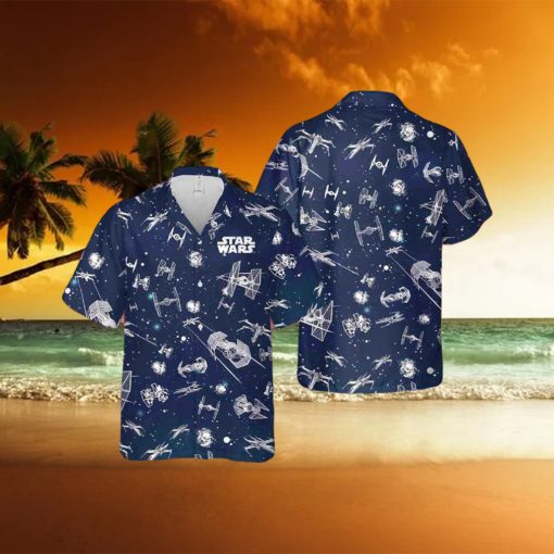 Tropical Summer Star Wars Button Shirt