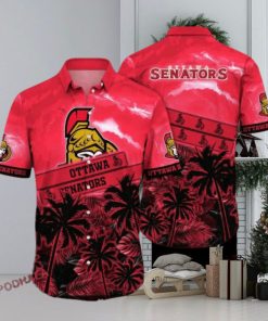 Tropicaltime Aloha Shirt – Ottawa Senators NHL Hawaiian Look