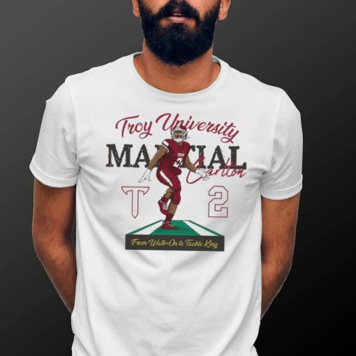 Troy NCAA Football Carlton Martial Youth T Shirt