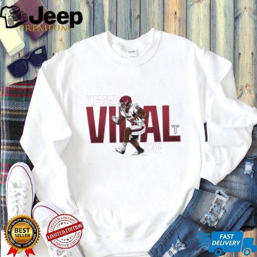 Troy NCAA Football Kimani Vidal T Shirt