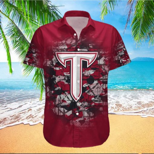 Troy Trojans Hawaiian Shirt Camouflage Vintage NCAA Gift For Fans