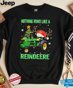 Truck Nothing Runs Like A Reindeere Christmas Shirt