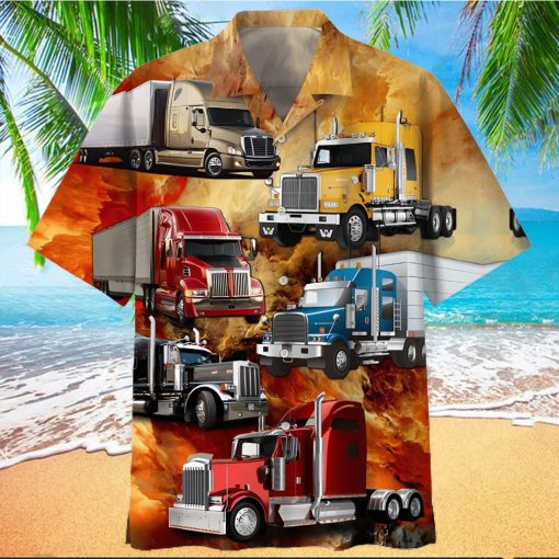 Trucker Tan Nice Design Unisex Hawaiian Shirt