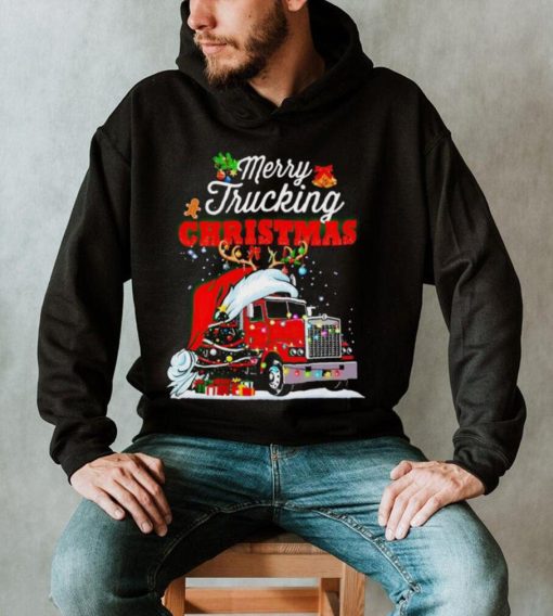 Trucker merry trucking Christmas Shirt