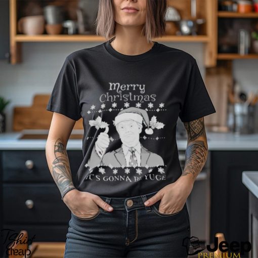 Trump Mugshot Merry Christmas it’s gonna be yuge shirt