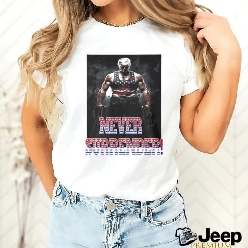 Trump Never Surrender Mugshot Shirt