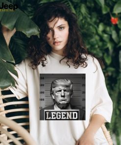 Trump mug shot legend shirt