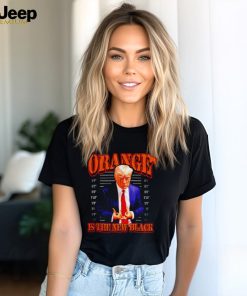 Trump mugshot orange is the new black shirt