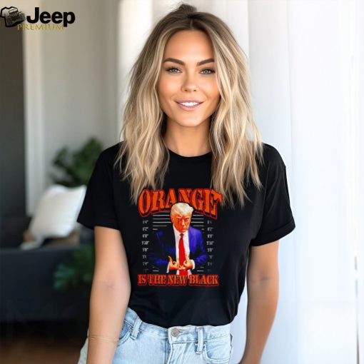 Trump mugshot orange is the new black shirt