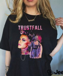 Trustfall – Pink signature shirt