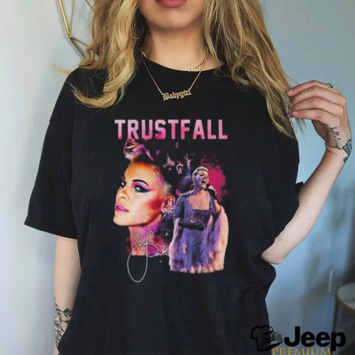 Trustfall – Pink signature shirt