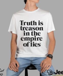 Truth is Treason in the Empire of Lies shirt