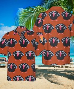 Turkey Thanksgiving Hawaiian Shirt Mens Thanksgiving Aloha Shirt Gift Ideas