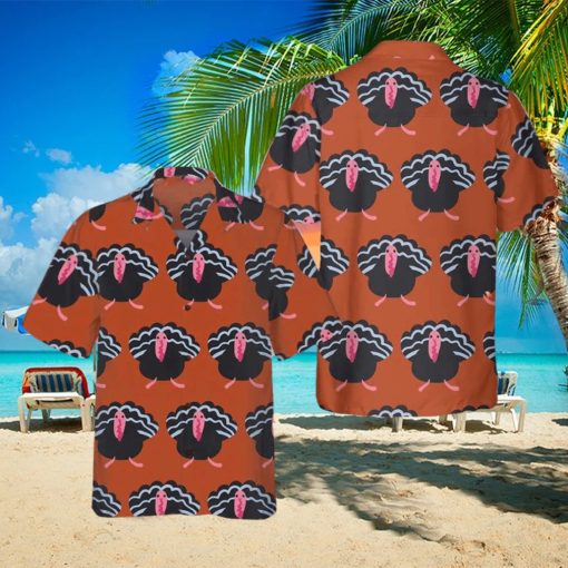 Turkey Thanksgiving Hawaiian Shirt Mens Thanksgiving Aloha Shirt Gift Ideas