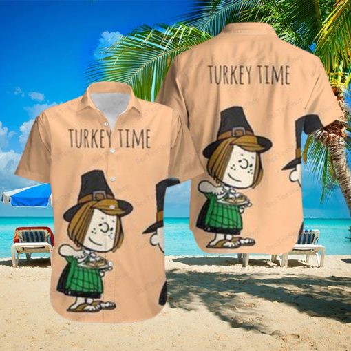 Turkey Time It s The Great Pumpkin Charlie Brown Halloween Beeteeshop Hawaii Shirt