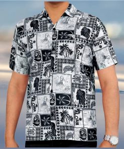 Turtle Black Awesome Design Hawaiian Shirt