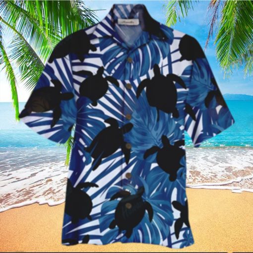 Turtle Blue Unique Design Unisex Hawaiian Shirt