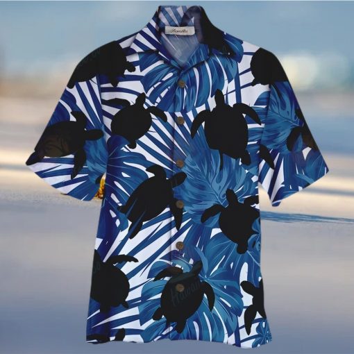 Turtle Blue Unique Design Unisex Hawaiian Shirt