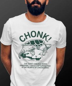 Turtle Chonk The Giant Chicago river snapping turtle capturing fish and the hearts of Chicagoans art shirt