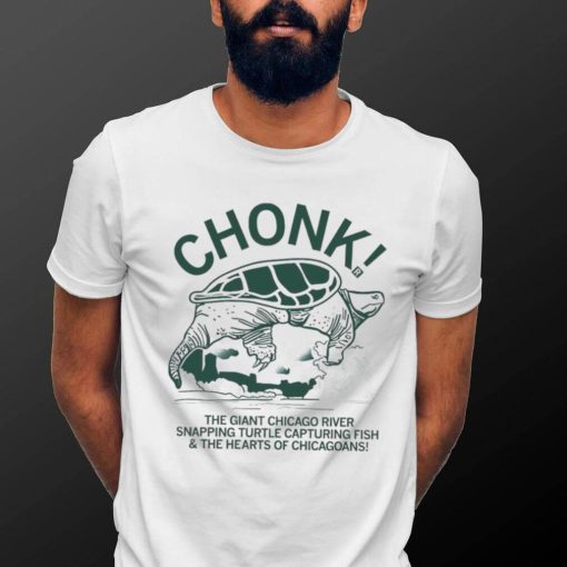 Turtle Chonk The Giant Chicago river snapping turtle capturing fish and the hearts of Chicagoans art shirt