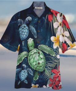 Turtle Colorful Unique Design Unisex Hawaiian Shirt