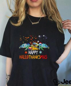 Turtle Happy HalloThanksMas 2023 shirt