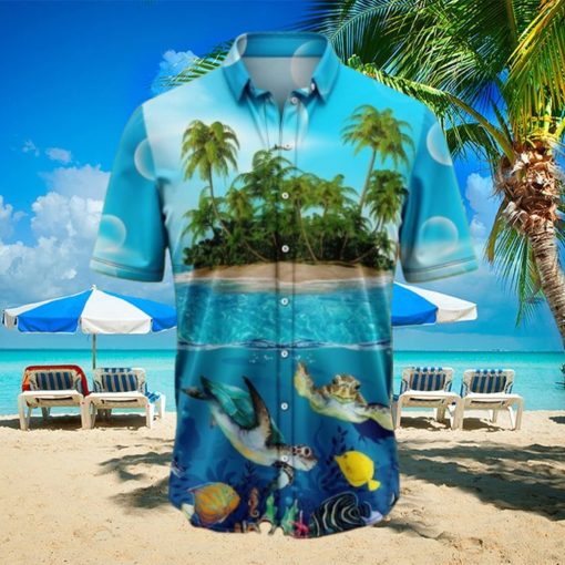 Turtle Island Tropical Hawaiian Shirt Gift For Men And Women