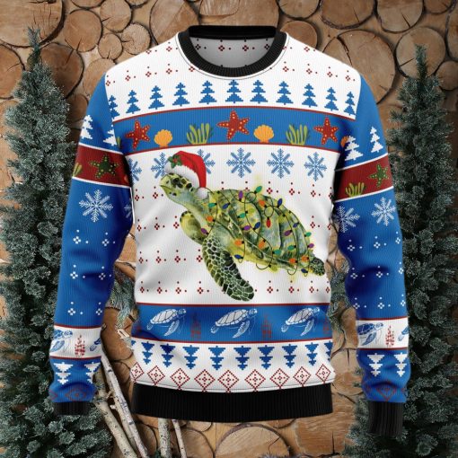 Turtle Xmas Ugly Christmas Sweater Thankgiving Gift Men Women