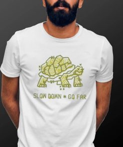 Turtle slow down go far shirt