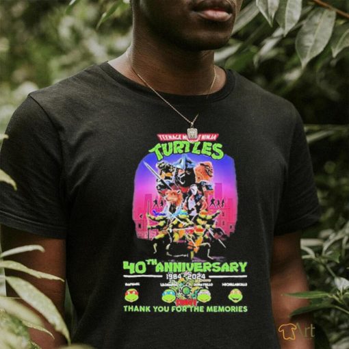 Turtles 40th Anniversary 1984 – 2024 Thank You For The Memories T Shirt