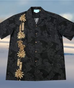 Turtles Black Unique Design Hawaiian Shirt