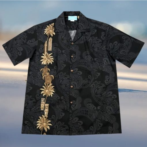 Turtles Black Unique Design Hawaiian Shirt