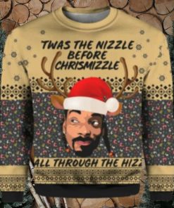 Twas The Nizzle Before Chrismizzle Ugly Christmas Sweater