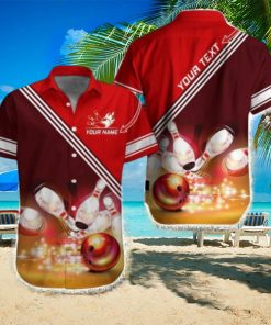 Twinkle Amazing Bowling Pattern Personalized Name Hawaiian Shirt For Men And Women, Bowling Lover