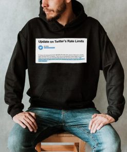 Twitter Business Update On Twitter’s Rate Limits Shirt