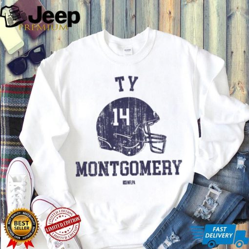 Ty Montgomery New England Helmet Font Shirt