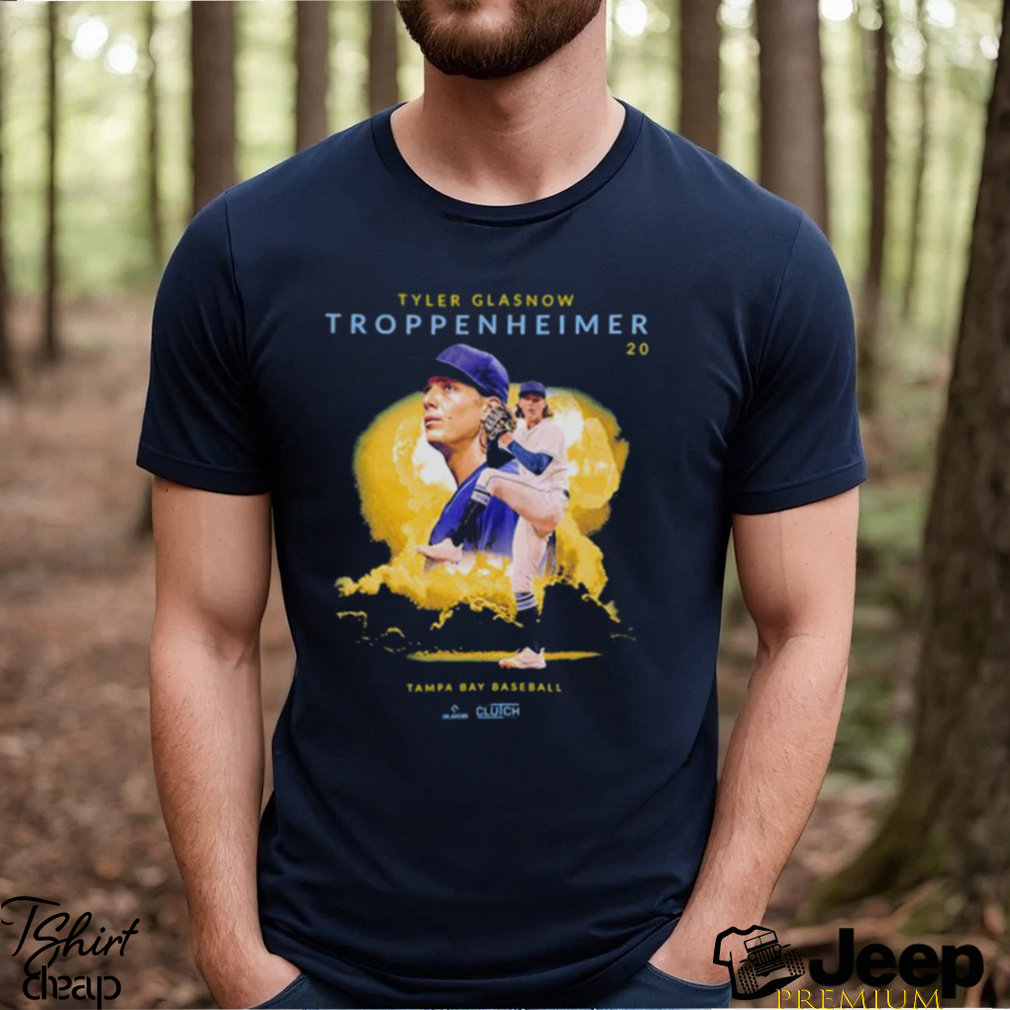 Tyler Glasnow Troppenheimer Tampa Bay Baseball Shirt - teejeep