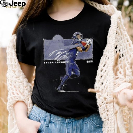 Tyler Lockett Seattle Catch Highlight Signature Shirt